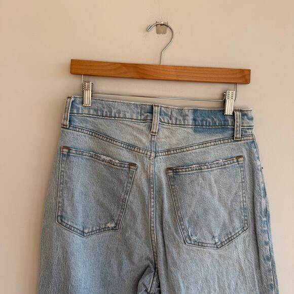 Abercrombie & Fitch The '90s Straight Ultra High Rise Curve Love Jeans Blue 30 - Picture 7 of 7